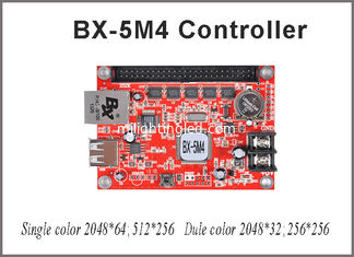 CHINE 256*512 pixel carte de contrôle LED BX-5M4 contrôleur carte de contrôle mono/double couleur P10 module LED pour la signalisation LED fournisseur
