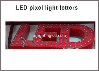 CHINE L'éclairage de LED marque avec des lettres le signage extérieur de lettre de canal de la publicité de pixel fait à partir de la lumière menée de pixel fournisseur