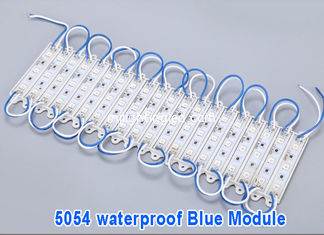 CHINE 20 pièces/lot 5054 modules LED bleu imperméable à l'eau IP68 modules LED DC 12V SMD 3 LED Signal LED rétroéclairage pour les lettres de canal fournisseur