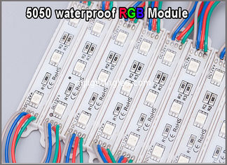 CHINE Le smd de haute qualité de 5050 RVB a mené l'éclairage lumineux multicolore de signe de publicité extérieure de moduels de module fournisseur