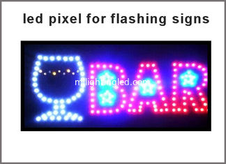 CHINE 9mm 12mm 5VDC ont mené la lumière de pixel utilisée pour le signe mené par barre de clignotant ultra lumineux de clignotant de signe de LED fournisseur