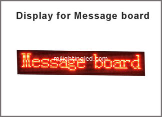 CHINE Signe numérique de la table des messages P10 D'affichage à LED de panneau de rouge 32*16pixels de supports publicitaires d'écran semi extérieur courant de panneau d'affichage fournisseur