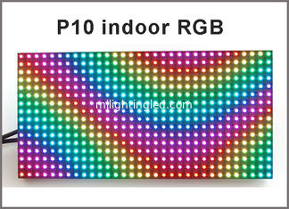 CHINE L'écran mené programmable p10 d'intérieur avec l'information de roulement de couleur de SMD RVB a mené le panneau d'affichage polychrome d'affichage d'écran fournisseur