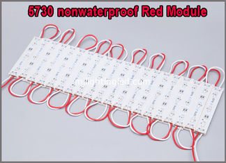CHINE le smd 5730 a mené le module 3leds DC12V IP67 imperméable rouge pour la garantie extérieure menée de décoration de lettre de canal 2 ans fournisseur