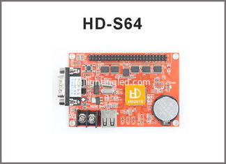 CHINE HUIDU HD-X41 HD-S64 1*50PIN 1024*256 USB et carte ordre de la porte série LED pour la couleur simple et double ont mené l'écran de visualisation fournisseur
