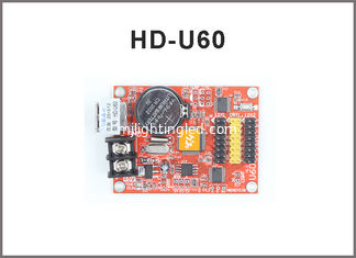 CHINE HD-A40S HD-U60 P10 Contrôleur d'affichage LED mono couleur et double couleur pour les signes mobiles à LED avec communication USB U-Disk fournisseur