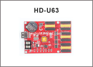 CHINE La carte ordre d'USB de module d'affichage à LED de HD-U40 HD-U63, Choisissent/doubles grandes cartes ordre d'écran de la couleur LED fournisseur
