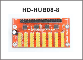 CHINE Carte simple et double de soutien de la carte 8*HUB08 de l'adaptateur HD-HUB08 de couleur D'affichage à LED de module seulement de soutien HUIDU fournisseur