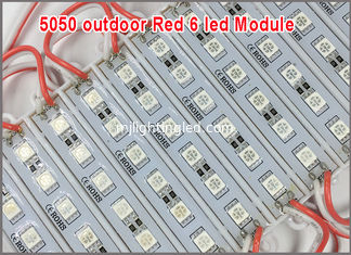 CHINE 5050 6 modules 12V rouge LED IP65 imperméable léger de LED pour la conception de publicité fournisseur