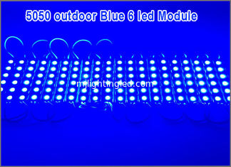 CHINE Les modules du pixel SMD5050 6 LED imperméabilisent la lumière IP67 menée par 12V pour la publicité de Noël fournisseur
