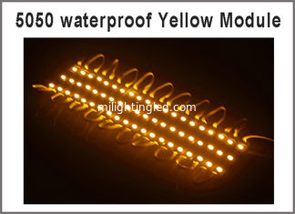 CHINE 5050 module IP67 imperméable jaune-clair DC12V, luminosité de 3 LED de lettre de canal de LED intense fournisseur