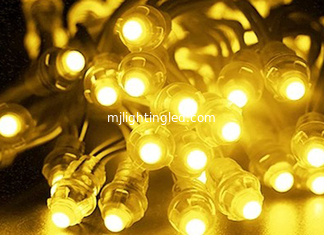 CHINE DC5V 50pcs/ lot 12mm Module de pixels LED jaune IP68 Lampes de pointe étanches à l'eau Lampes numériques rétroéclairées à LED fournisseur