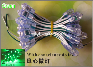 CHINE 9mm LED Dot String Light 5V Green Led Light 50pcs/String étanche IP67 Pour les lettres publicitaires extérieures fournisseur