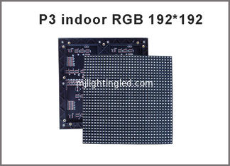CHINE SMD P3 d'intérieur RVB a mené les pixels 64*64 du panneau d'affichage 192*192mm 1/16 panneau mené par vidéo polychrome d'écran d'affichage à LED De balayage fournisseur