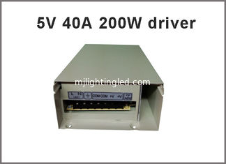 CHINE Transférateurs de puissance de 200W 5V 40A Adaptateur 220V à 5V pour éclairage à LED fournisseur