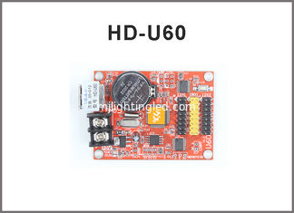 CHINE HD-A40S HD-U60 P10 Contrôleur de panneau LED pour affichage mono et double couleur Signes mobiles avec communication USB U-Disk fournisseur