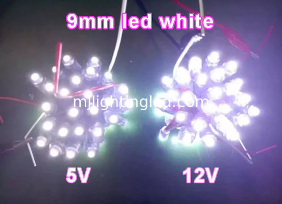 CHINE Le noeud mené 50node de pixel de lamparas une entrée de la ficelle IP66 DC5V a mené des lumières de pixel pour la couleur de blanc de signe de lettres fournisseur