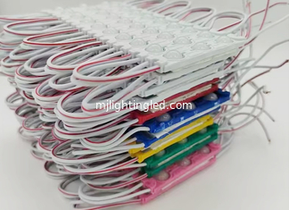CHINE 6011 3leds LED Module 12V 2835 1,5W Haute luminosité Pour boîte lumineuse Lettre publicitaire Signe Injection Lentille moulée Lumière fournisseur