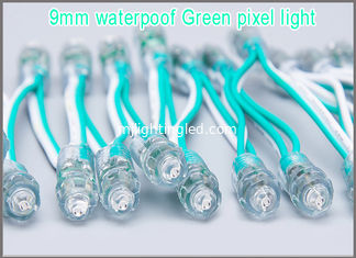 CHINE les boules de pixel de 9mm ont mené la source lumineuse de décoration de signage extérieur vert clair des lumières 5V fournisseur