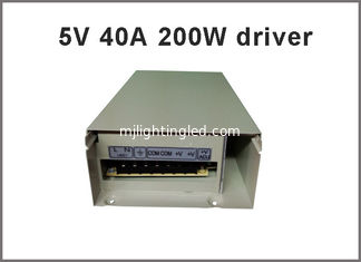 CHINE adaptateur 40A 220V antipluie d'alimentation d'énergie de 200W 5V à 5V pour des éclairages menés fournisseur