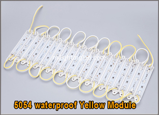 CHINE 5730 contre-jour léger extérieur imperméable du module DC12V 3leds de LED pour des lumens élevés de couleur jaune de panneau d'affichage fournisseur