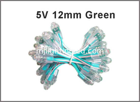 Le signage extérieur LED de DC5V LED de point des boules 12mm d'éclairages verts de pixel a mené le contre-jour mené par nameboard de lettres de canal fournisseur