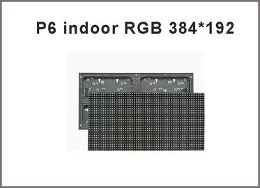 384*192mm 64*32 pixels 1/16 Scan 3 en 1 SMD RGB pleine couleur P6 Module LED pour écran d'affichage LED intérieur, mur vidéo LED fournisseur
