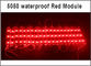 modules légers imperméables de contre-jour du module LED de SMD 5050 LED jaunes/vert/IP65 imperméable blanc rouge/bleu/blanc/chaud DC12V fournisseur