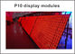 Le signe mené semi-extérieur de haute qualité de fenêtres de module d'écran du couleur P10 rouge de la vente chaude 32cm*16cm a mené la résolution 32x16 de module fournisseur