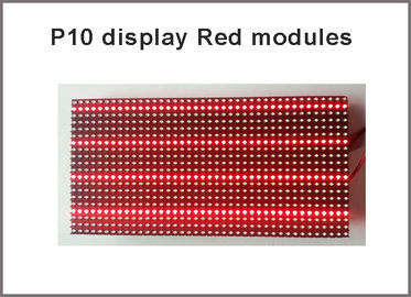 le panneau de l'affichage P10 mené rouge de 320*160mm annoncent le signe de panneau d'écran mettant en rouleau la matrice de points menée semi-extérieure de pixel du module 32*16 fournisseur