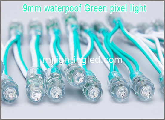 Noël vert de pixel des boules 9mm LED de DC5V LED allumant le signage imperméable a mené le contre-jour mené par nameboard de lettres de canal fournisseur
