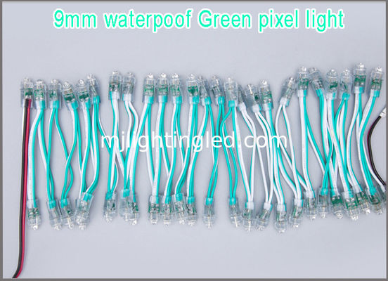 Noël vert de pixel des boules 9mm LED de DC5V LED allumant le signage imperméable a mené le contre-jour mené par nameboard de lettres de canal fournisseur