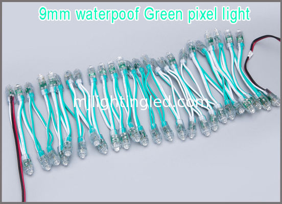 Noël vert de pixel des boules 9mm LED de DC5V LED allumant le signage imperméable a mené le contre-jour mené par nameboard de lettres de canal fournisseur