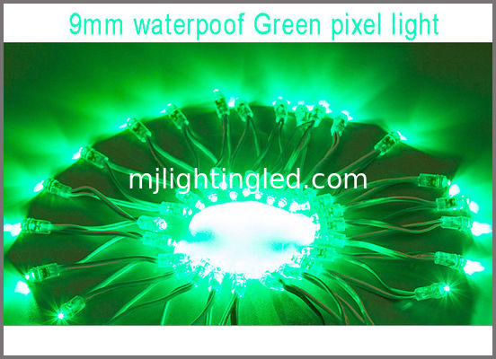 Noël vert de pixel des boules 9mm LED de DC5V LED allumant le signage imperméable a mené le contre-jour mené par nameboard de lettres de canal fournisseur