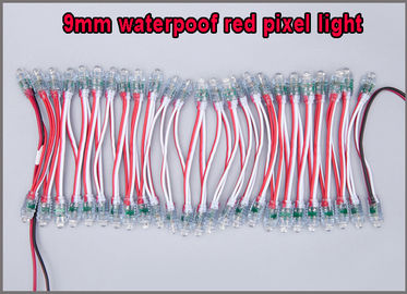 Wholesale1000pcs/sac 9mm 12mm DC5V IP68 imperméabilisent la lumière menée rouge de pixel de ficelle pour annoncer les lettres menées fournisseur