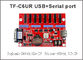 Carte de commande à LED TF-C6UR Longgreat Carte de commande à LED TF-C3U 128 * 1024 pixels USB + Port série Rgb Pour P6 P8 P10 Graphiques à LED fournisseur