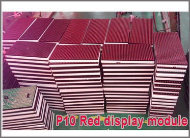 Les pixels 32*16 du module 320*160mm d'affichage à LED De couleur ROUGE du semioutdoor P10 imperméabilisent l'intense luminosité pour le message textuel mené fournisseur