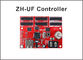 Soutien simple et double de carte ordre d'affichage à LED De port USB de contrôleur d'affichage à LED de ZH-UF De couleur de conseil de publicité extérieure fournisseur