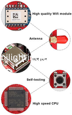 Carte de commande LED ZH-W1 pour les modules d'affichage simples, doubles 32*1536,48*1024 pixels fournisseur