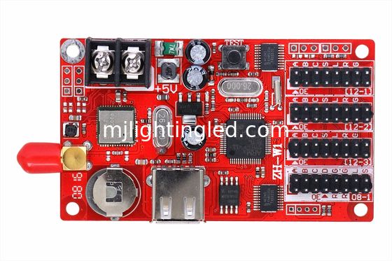 Carte de commande LED ZH-W1 pour les modules d'affichage simples, doubles 32*1536,48*1024 pixels fournisseur