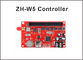 ZH-W5 Wifi a mené le monochrom mené par pixels de soutien 128*1280,256*640 d'usb de carte ordre, RVB, double système de contrôle de panneau fournisseur