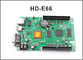 HD-E66 module d'affichage du contrôleur HD-E53 P10 programmable LAN + USB + carte ordre RS232 pour l'écran de visualisation mené fournisseur