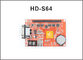 HUIDU HD-X41 HD-S64 1*50PIN 1024*256 USB et carte ordre de la porte série LED pour la couleur simple et double ont mené l'écran de visualisation fournisseur