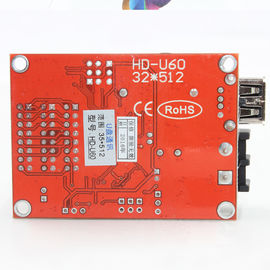 HD-A40S HD-U60 P10 Contrôleur d'affichage LED mono couleur et double couleur pour les signes mobiles à LED avec communication USB U-Disk fournisseur