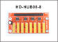 Carte simple et double de soutien de la carte 8*HUB08 de l'adaptateur HD-HUB08 de couleur D'affichage à LED de module seulement de soutien HUIDU fournisseur