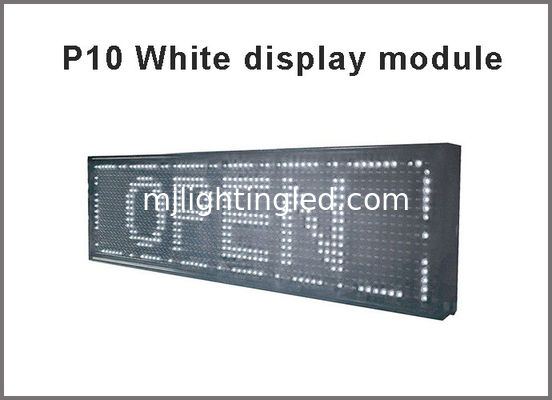 panneau mobile numérique de panneau d'affichage de signe de PH10/P10 De module intégré blanc Semi-extérieur d'affichage à LED fournisseur
