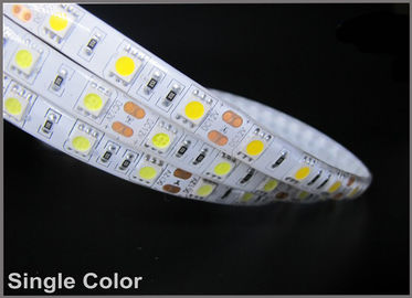 Lumière LED 5050 DC12V Lumière LED flexible IP65 imperméable à l'eau 60 Led/M,5m/Roll Lumière LED blanche 5050 fournisseur