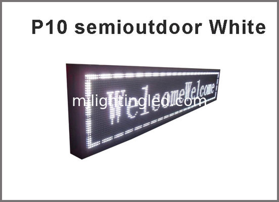 Écran de visualisation blanc Semi-extérieur de message de module d'affichage à LED De couleur de l'affichage à LED P10 de DIY fournisseur