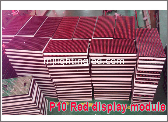 Module LED rouge extérieur P10 320*160mm pour affichage de messages publicitaires fournisseur