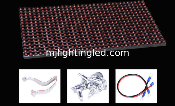 P10 Module LED extérieur Tableau LED étanche jaune, 320MM*160MM 32*16 points Affichage extérieur du centre commercial fournisseur